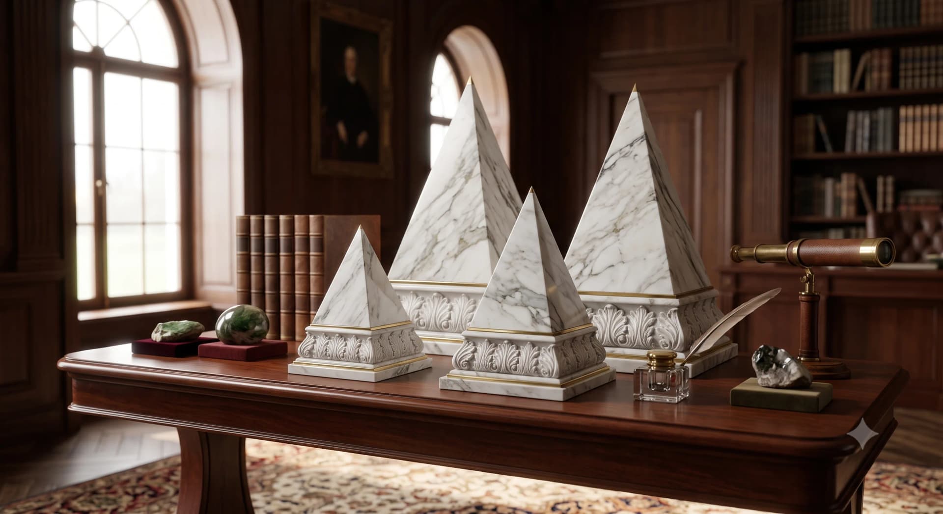 Marble Pyramids
